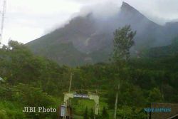 MUSIM HUJAN : Puncak Merapi Hujan Deras 40 Menit, Apa yang Terjadi?