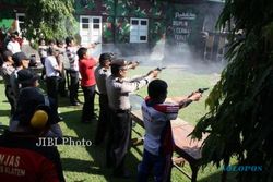 300 Polisi Klaten Ikuti Latihan Menembak