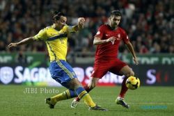 PORTUGAL VS SWEDIA : Babak Pertama, Portugal-Swedia Masih Berimbang 0-0
