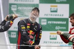 GP F1 BRAZIL : Vettel Tutup Musim Balapan 2013 dengan Kemenangan