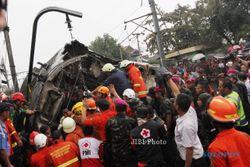 KRL VS TRUK TANGKI : Inilah Rekap Korban Tewas dan Luka Tragedi Bintaro II