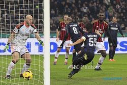 INTER VS MILAN, 1-0 : Gol Tunggal Palacio Antarkan Nerazzurri Menangi Derby Della Madonnina