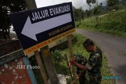 Jalur Evakuasi Dibangun Akhir Januari