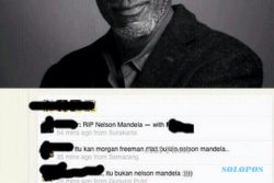 KISAH UNIK : Ups! Berkabung Mandela, India Salah Pasang Foto Morgan Freeman