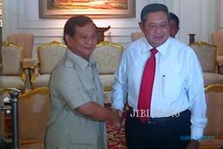 PEMILU 2014 : Prabowo : SBY Ingin Turun Baik-Baik