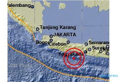 GEMPA BUMI : Pusat Gempa 25 September 2015 Sama Dengan Gempa Besar 2006, Wonosari Paling Rawan