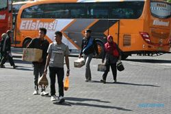 MUDIK LEBARAN 2014 : Jumlah Bus dan Penumpang di Terminal Giwangan Diperkirakan Turun