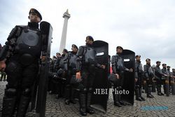 FOTO PEMILU 2014 : Gelar Pasukan Mantap Brata