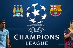 JELANG MAN CITY VS BARCELONA : The Citizen Hadapi Duel Sulit di Fase Knock Out Liga Champions