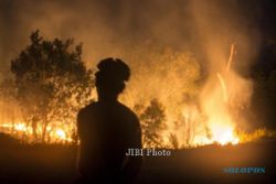 KEBAKARAN KLATEN : Tuang Bensin Dekat Kompor, Rumah Bakul Kelontong Terbakar