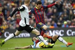 BARCELONA 2-3 VALENCIA : Sinar Messi Tak Mampu Hindarkan Aib Barca