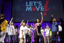 Michelle Obama Pimpin AS Perangi Kegemukan
