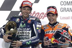 MOTO-GP QATAR : Marquez dan Rossi Sama-Sama Siap Duel di Laga-Laga Berikutnya