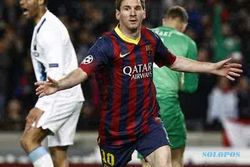 BARCELONA 2-1 MAN CITY : Messi Pecahkan Rekor Raul Cetak Gol Terbanyak di Liga Champions