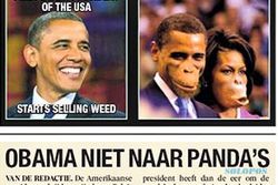 Koran Belgia Pasang Rekayasa Gambar Obama Mirip Monyet
