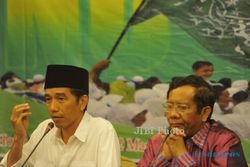 PILPRES 2014 : Survei: Elektabilitas Jokowi Melejit Jika Gandeng Mahfud MD