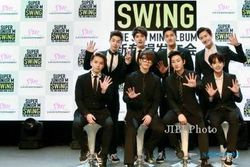 AKTIVITAS SUPER JUNIOR : 1 Juta Fans Jadi Saksi Peluncuran Swing Super Junior-M