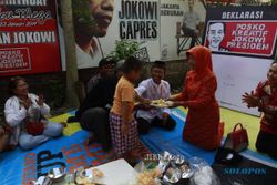 FOTO JOKOWI CAPRES : Pembukan Posko Kreatif Jokowi Presiden
