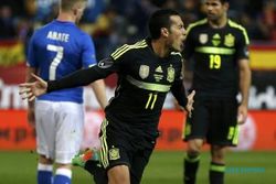 FRIEDNLY MATCH : Gol Tunggal Pedro Bawa Kemenangan Tipis Spanyol atas Italia