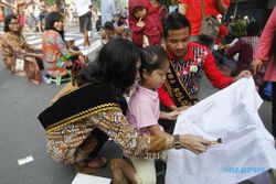 FOTO CFD : Sinau Batik Bareng Putra Putri Solo 