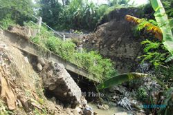 Jembatan Peninggalan Belanda di Boyolali Ambrol dan Nyaris Telan Korban