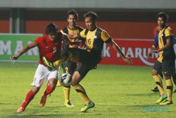 LAGA PERSAHABATAN : Timnas U-23 Indonesia Kalahkan Timnas U-21 Malaysia 3-0