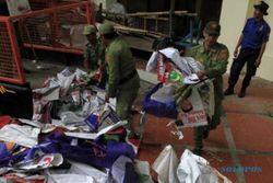 PILGUB JATENG 2018 : 52 Baliho dan 112 Spanduk APK Dikukut Panwaslu dan Satpol PP Sukoharjo