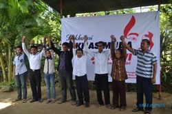 JOKOWI CAPRES : Wonogiri Resmikan Seknas Jokowi, Sukarelawan dari Petani Hingga Pelajar