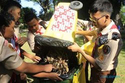 FOTO KEMAH BUDAYA NASIONAL : Solo Bersiap Sambut Pramuka se-Indonesia
