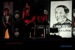 FOTO JOKOWI CAPRES : Deklarasi Seniman Tegal Dukung Jokowi