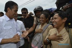 Kampanye di Jayapura, Jokowi Ngomong Berat Badan