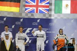 GP BAHRAIN 2014 : Duel Sengit Dua Pembalab Mercedes Dimenangkan Hamilton