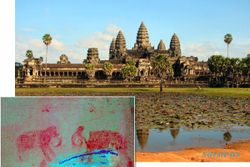 PENEMUAN BARU : Terkuak, 200 Lukisan Tersembunyi di Angkor Wat 