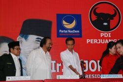 LEBARAN 2014 : Jokowi-JK dan Sejumlah Politikus Berkumpul di Rumah Surya Paloh