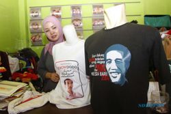 PILRES 2014 : Kaus Jokowi Lebih Laris di Pasaran