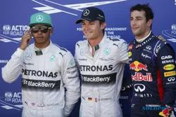 KUALIFIKASI GP F1 MONAKO : Rosberg Peroleh Pole Positions, Hamilton Kedua