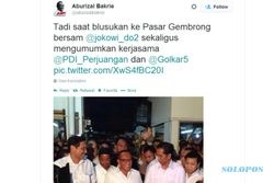 PILPRES 2014 : Pasang Foto Blusukan Bareng Jokowi, Bakrie Dituding Pencitraan
