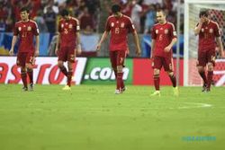 GRUP B PIALA DUNIA 2014 : Skor Akhir Spanyol vs Chile 0-2, Tim Matador Tersingkir