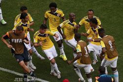 HASIL AKHIR JEPANG VS KOLOMBIA 1-4 : Kolombia Juara Grup C, Jepang Juru Kunci