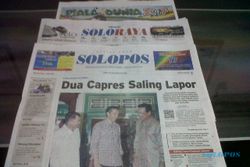 SOLOPOS HARI INI : Dua Capres Saling Lapor, SBY Marah hingga Demokrat Soloraya Condong ke Prabowo