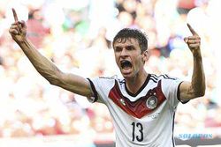 GRUP G PIALA DUNIA 2014 : Jerman Vs Portugal, Thomas Mueller Man of The Match