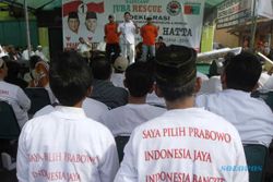 FOTO PRABOWO CAPRES :  Tedjowulan Deklarasikan Tim Prabowo-Hatta
