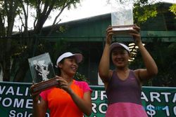 FOTO SO GOOD WALIKOTA SOLO CUP 2014 : Petenis Cina Lin Zhu Juara, Lavinia Tananta Kedua