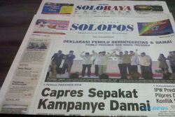 SOLOPOS HARI INI : Capres Sepakat Kampanye Damai, SBY Minta Menteri Mundur hinga Preview Persis vs Persitema