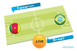 Tebak Skor Piala Dunia 2014 : Kamerun vs Brasil