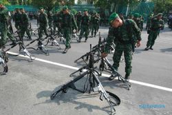 FOTO AGENDA PRESIDEN : TNI dan Polri Apel Pengamanan Presiden
