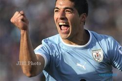 Luis Suarez Man of The Match Inggris vs Uruguay
