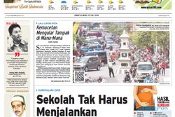 SOLOPOS HARI INI : Soloraya Hari Ini: Skandal Keraton Surakarta, Kabar Lalu Lintas Kota hingga Penerapan Kurikulum 2013
