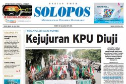 SOLOPOS HARI INI: Kejujuran KPU Diuji, Muslim Soloraya Kecam Israel hingga Kegiatan Jokowi di Solo 