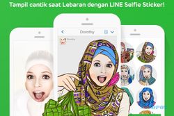  Line Meriahkan Lebaran Dengan Sticker Selfie